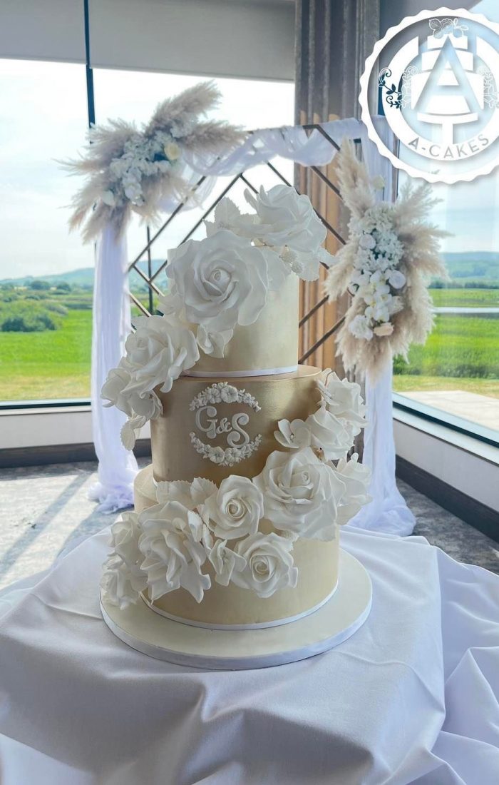Three tier wedding cake Three tier wedding cake